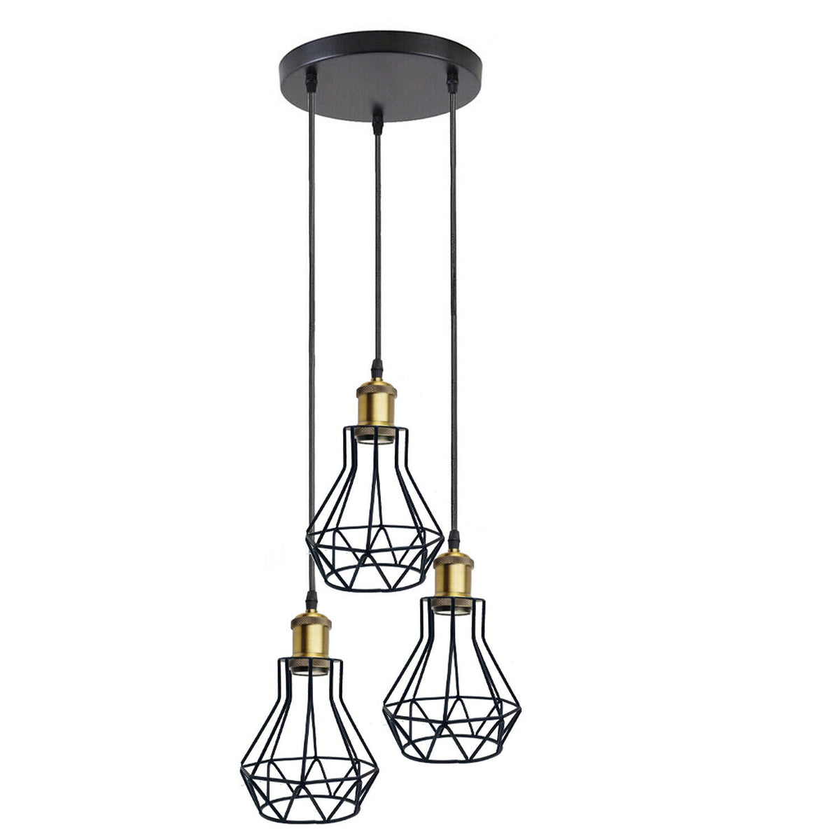 Cage 3 Light Pendant Lighting ~5660-5