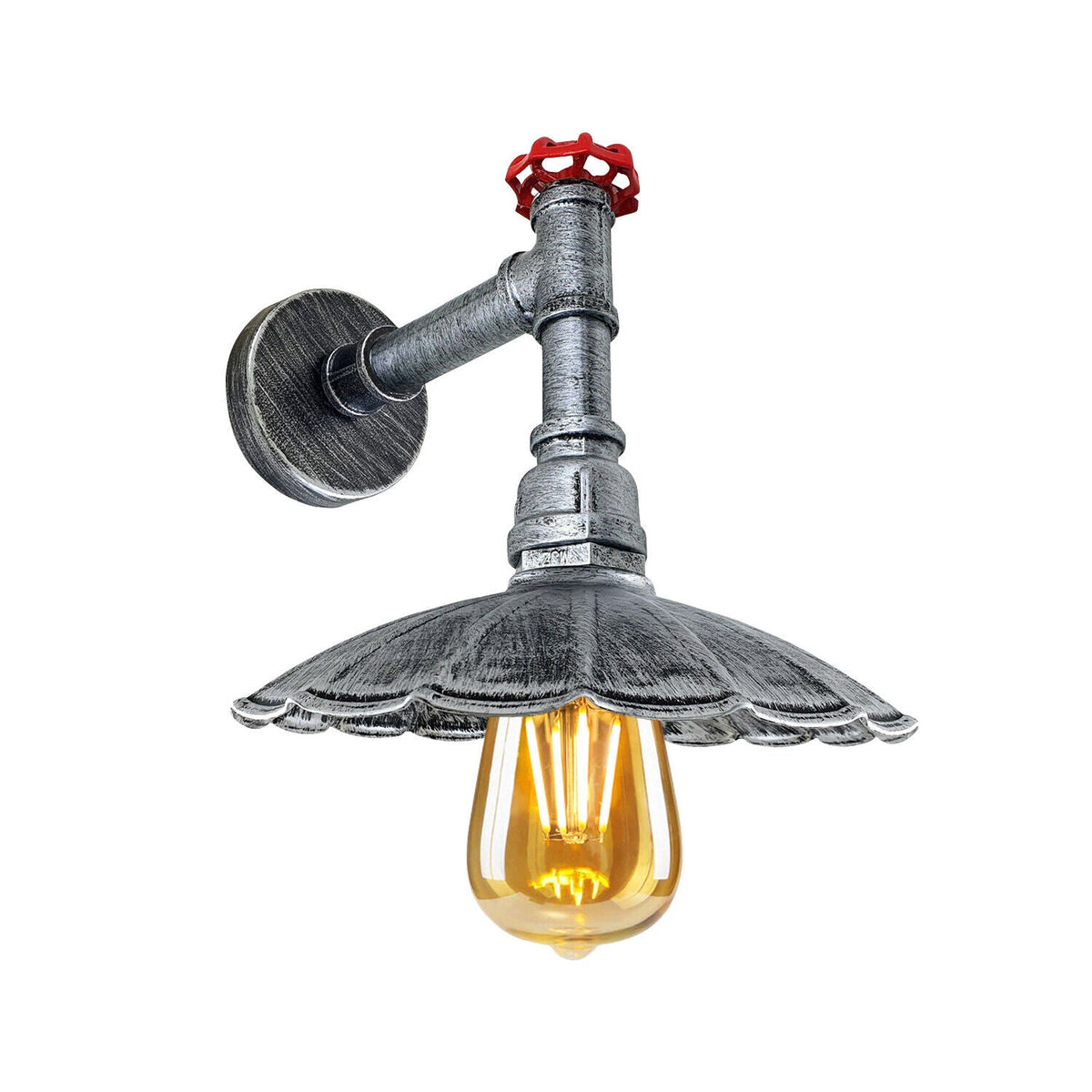 Vintage Industrial Steampunk Pipe Wall Light E27~ 5861-6