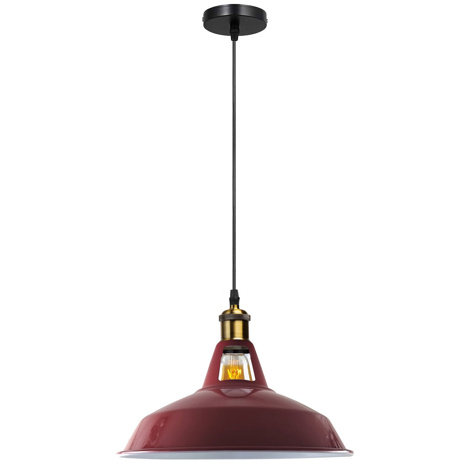 Metal Ceiling Pendant Light LED Modern Lamp Shade Hanging Lamp ~5870