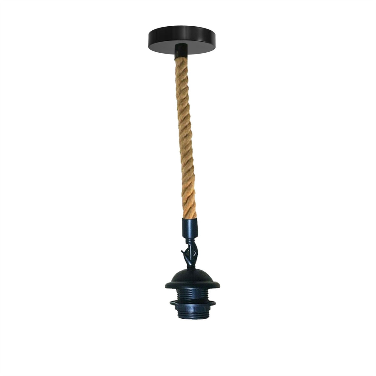 Retro Hemp Rope Pendant E27 Holder Ceiling Light Decor~1358-5