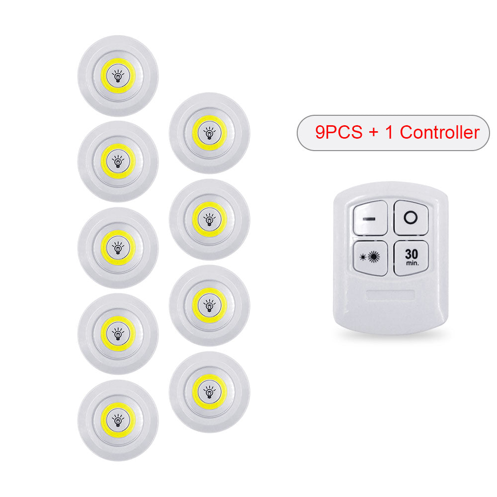 Wireless Remote Control COB Touch Lamp with Warm Light