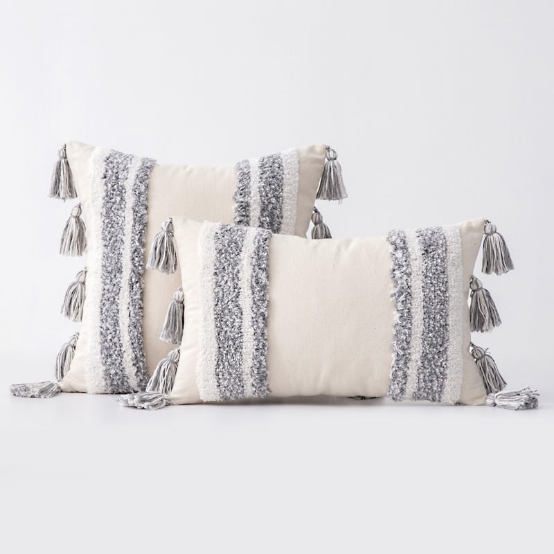 NovaTassel — Bohemian Lace Tassel Cushion Cover
