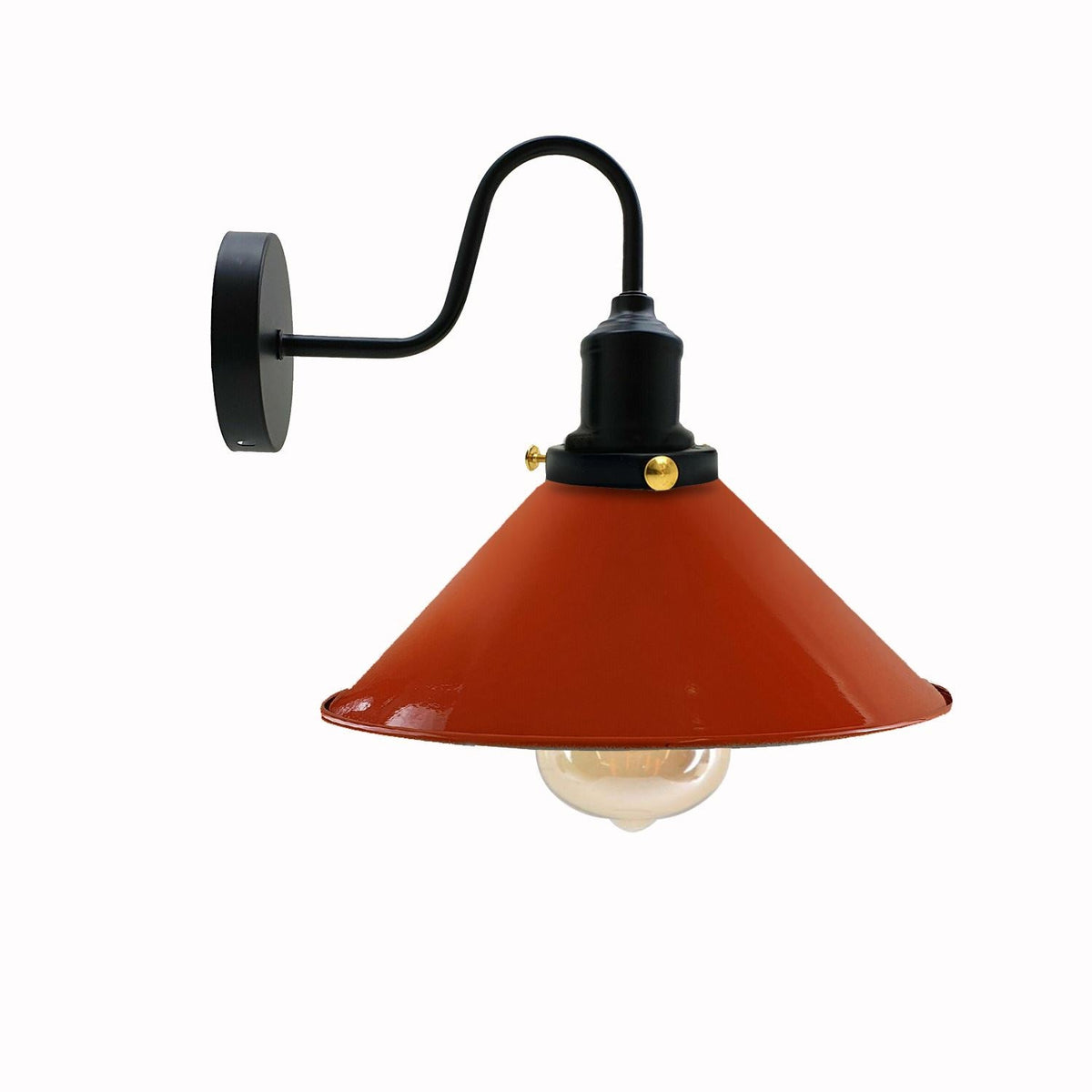 Industrial Wall Lights Indoor Swan Neck Indoor Sconce Meta  ~3391-4