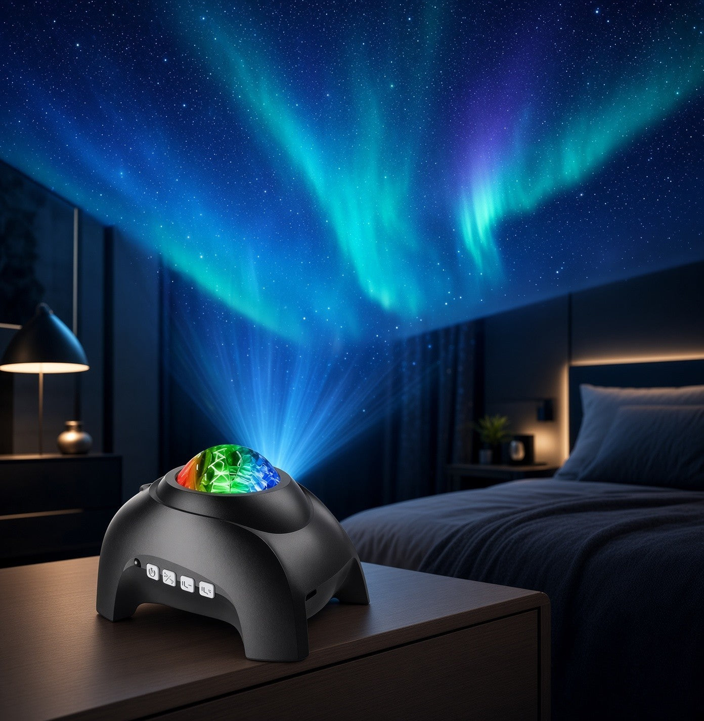 OrbNova — Galaxy & Aurora Projector with Speaker