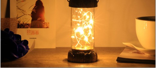 VintageLux — Retro Pendant Table Lamp