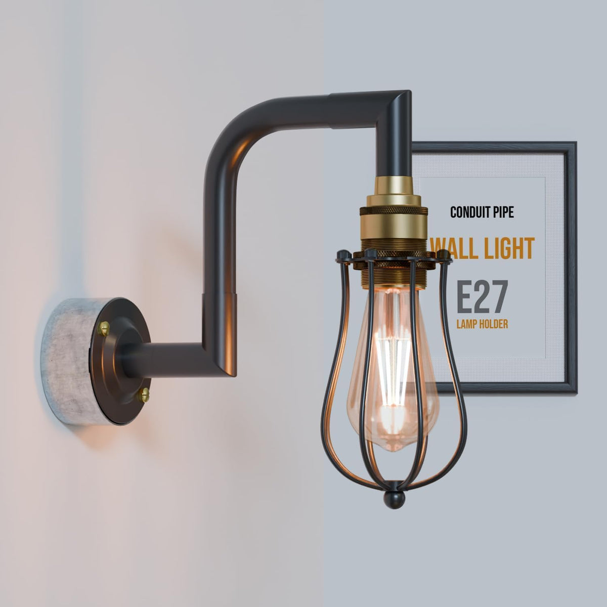 Conduit Pipe Wall Light ~6503-1
