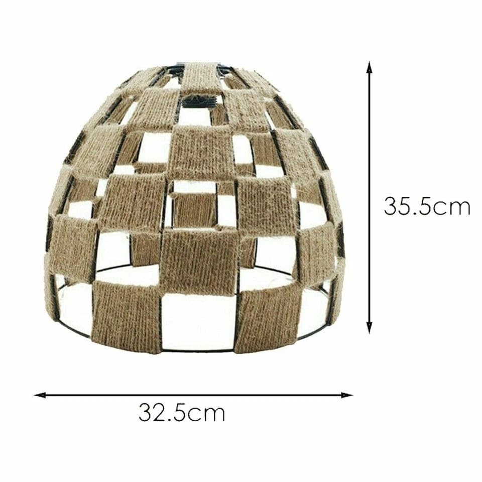 Woven Dome Pendant Shade E27 32.5cm ~6832-1