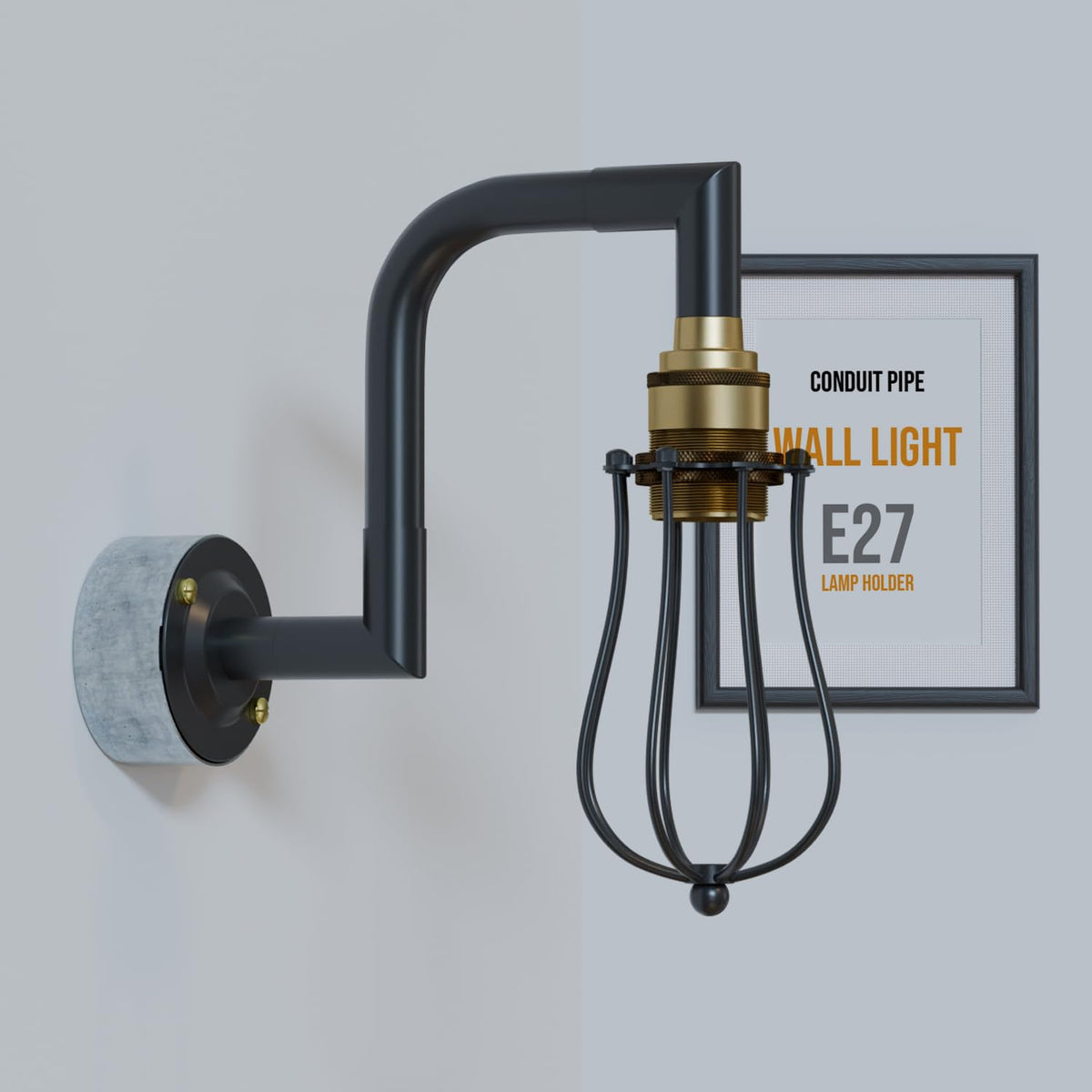Conduit Pipe Wall Light ~6503-5