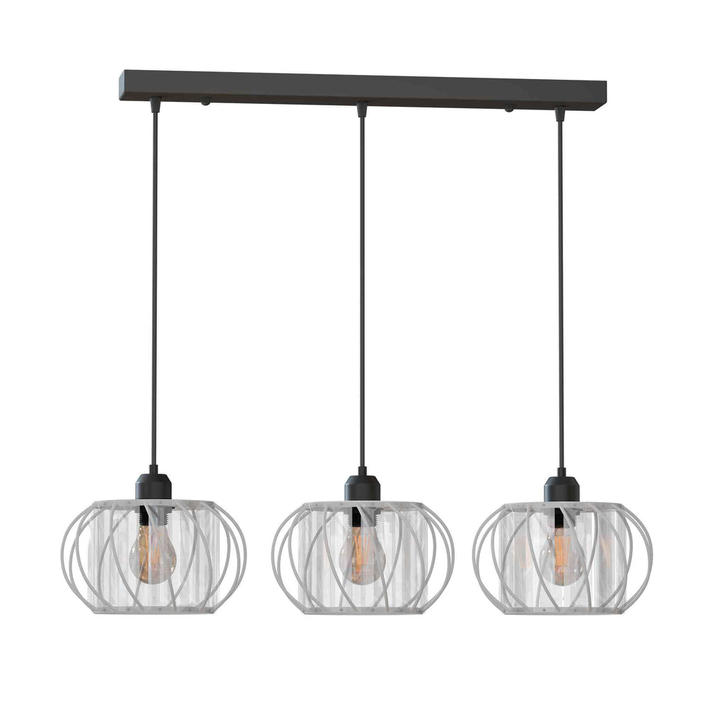 3 Light Crystal Glass Pendant Lamp ~6537
