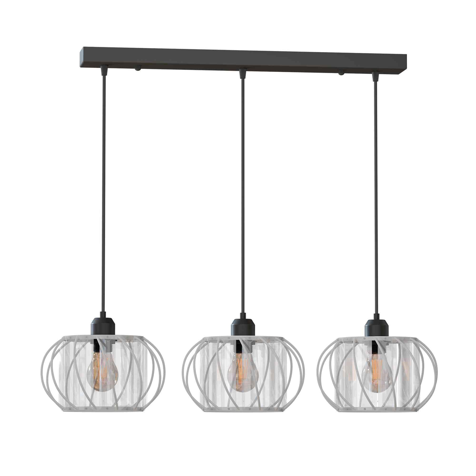 3 Light Crystal Glass Pendant Lamp ~6537