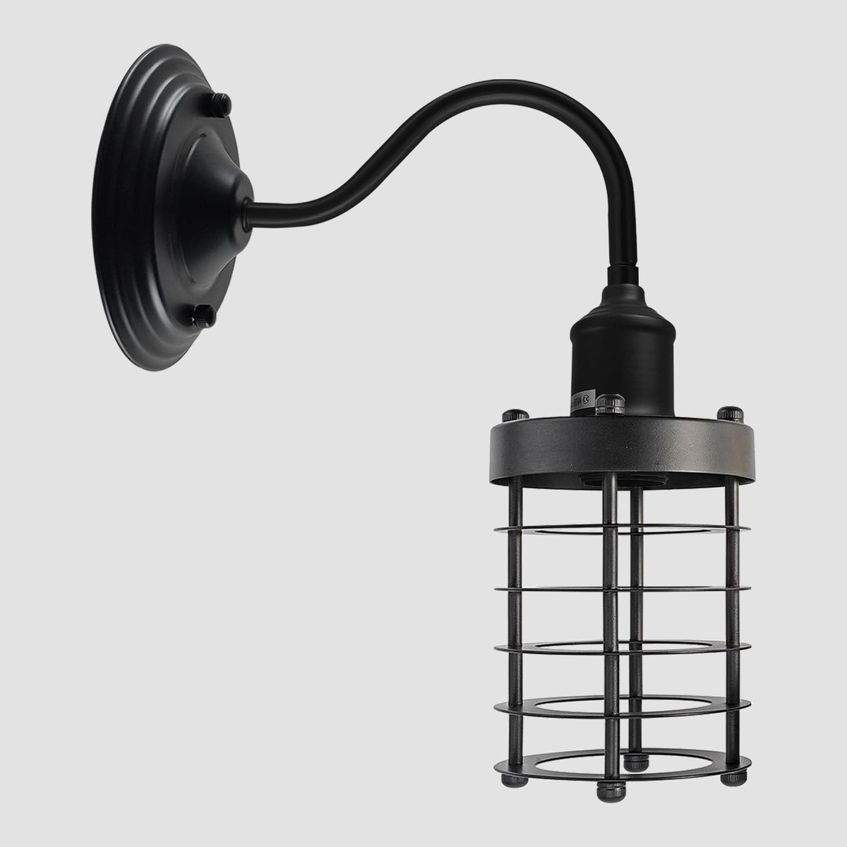 Vintage Metal Dome Shade Wall Sconce Light ~6392-7