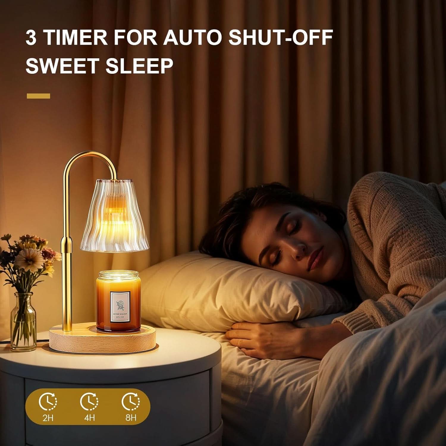 Electrical Candle Warmer Lamp With Adjustable Timer-2