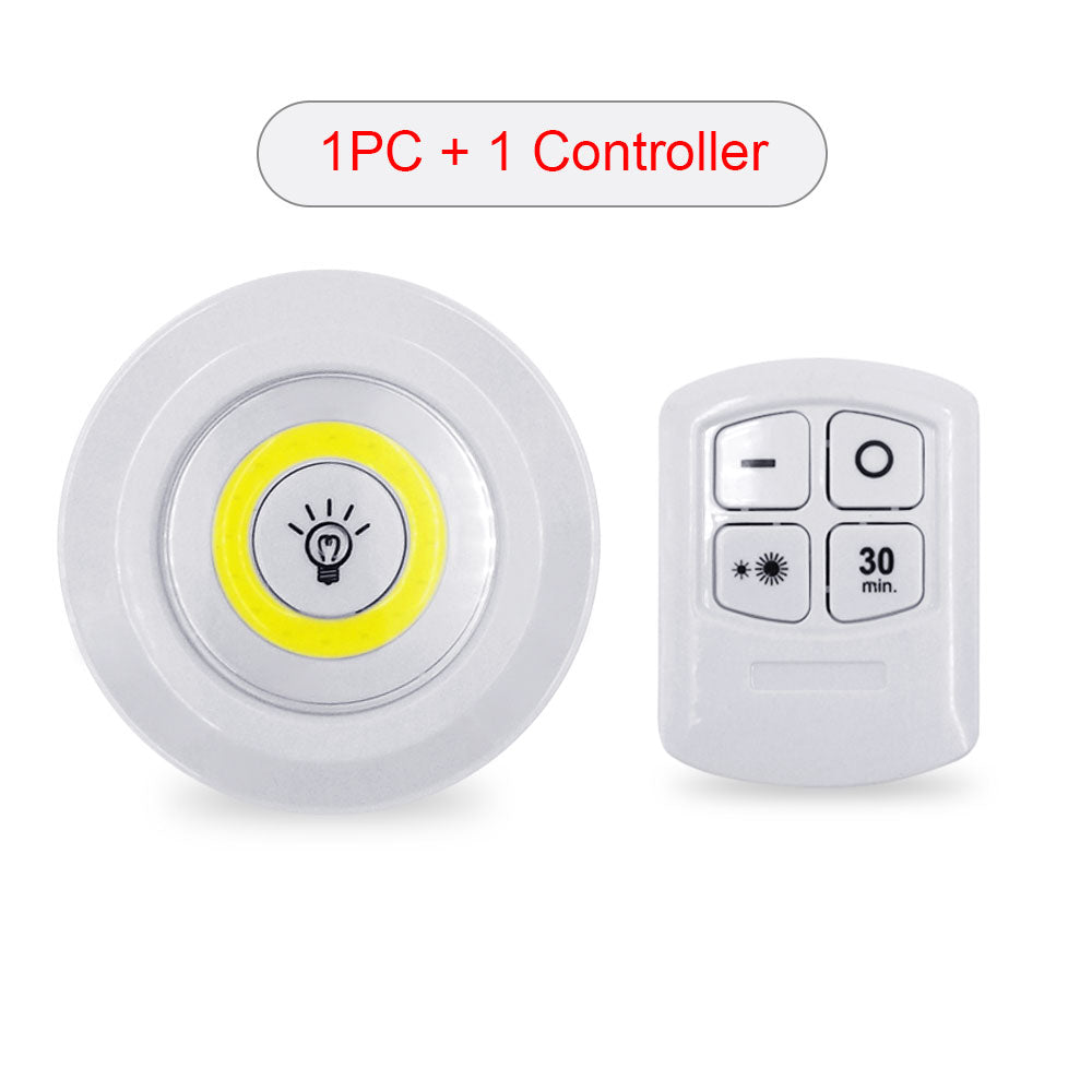 Wireless Remote Control COB Touch Lamp with Warm Light