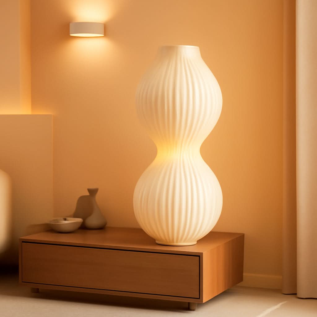 15.8 Inches Dimmable Translucent Ceramic Table Lamp-0
