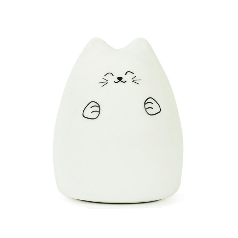 Cute Cat Shaped LED Night Light for Home Decor