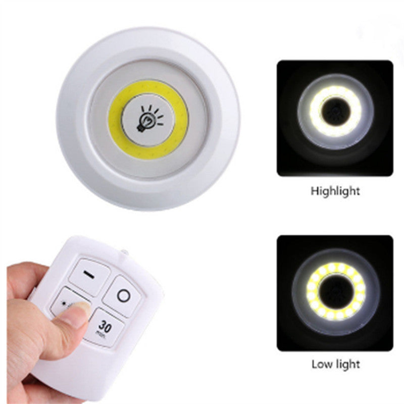 Wireless Remote Control COB Touch Lamp with Warm Light