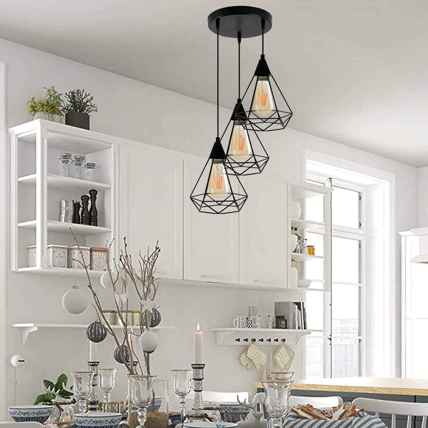 Industrial Metal Ceiling Pendant Lamp ~6354-1