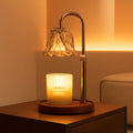 Handcrafted Goldplated Candle Warmer Lamp With Timer-0