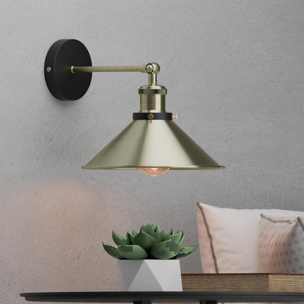 Industrial Indoor Wall Light Metal ~6347-1