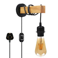 Dimmer Wooden Wall Light ~6444-5