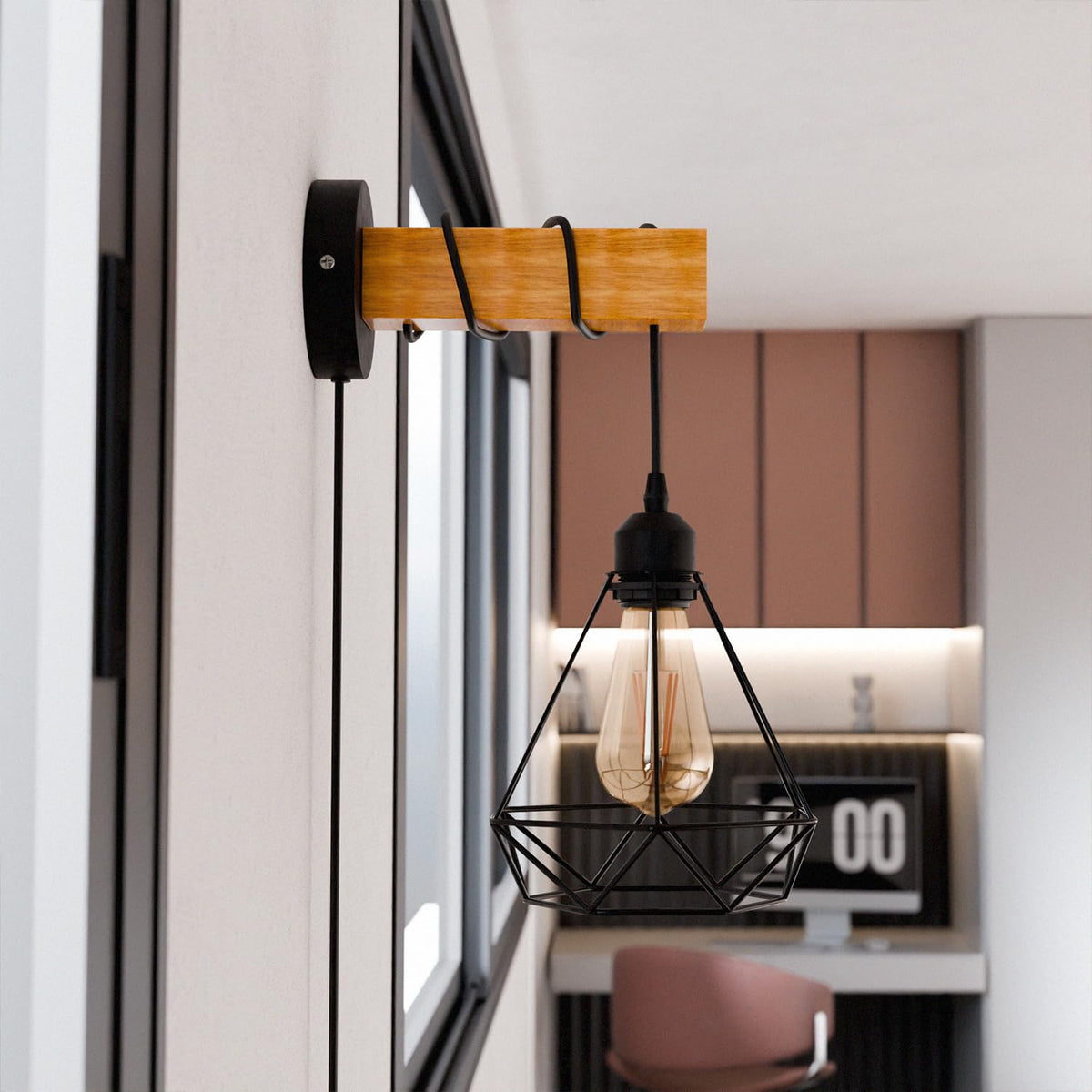 Industrial Dimmable Wall Lights ~6335-0