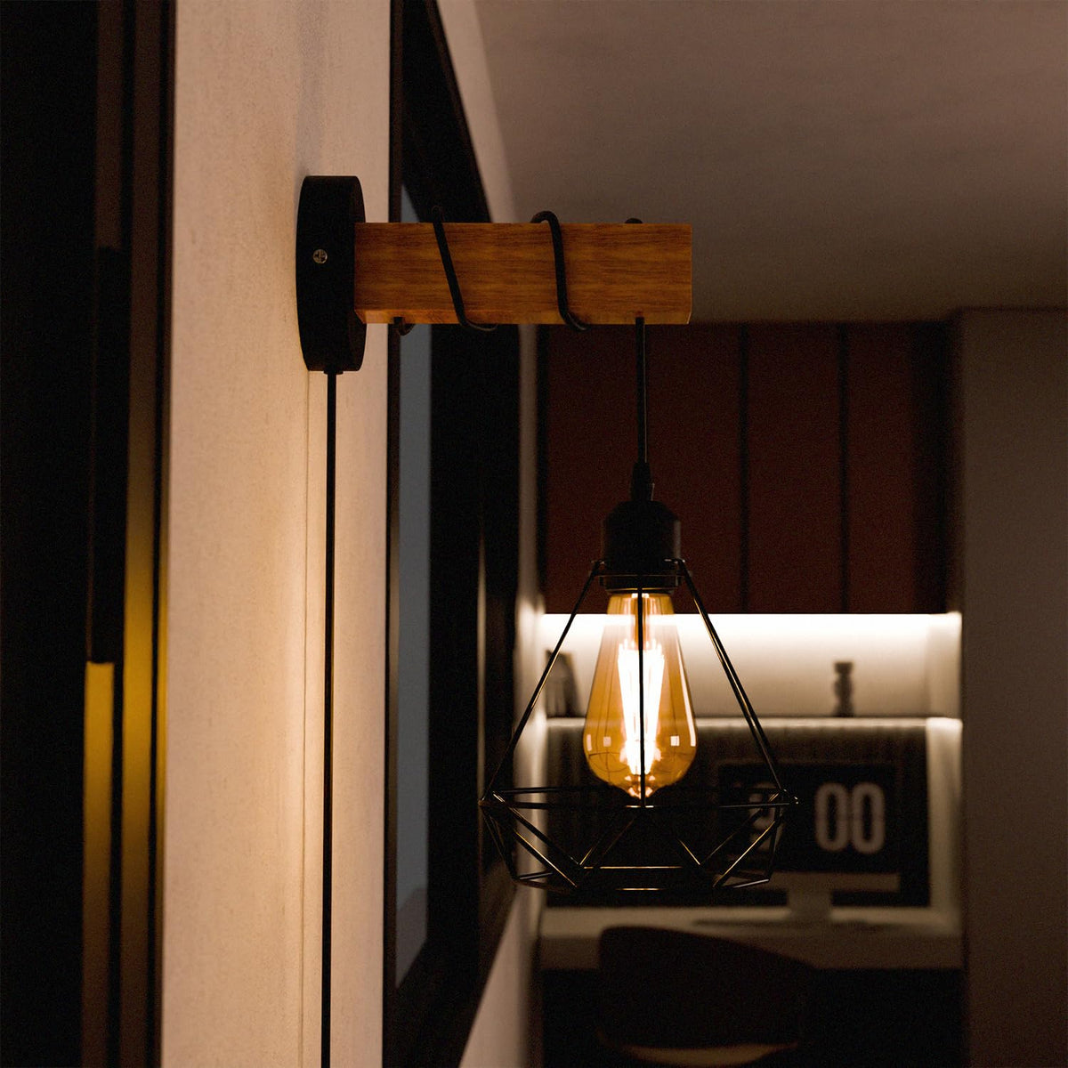 Industrial Dimmable Wall Lights ~6335-3
