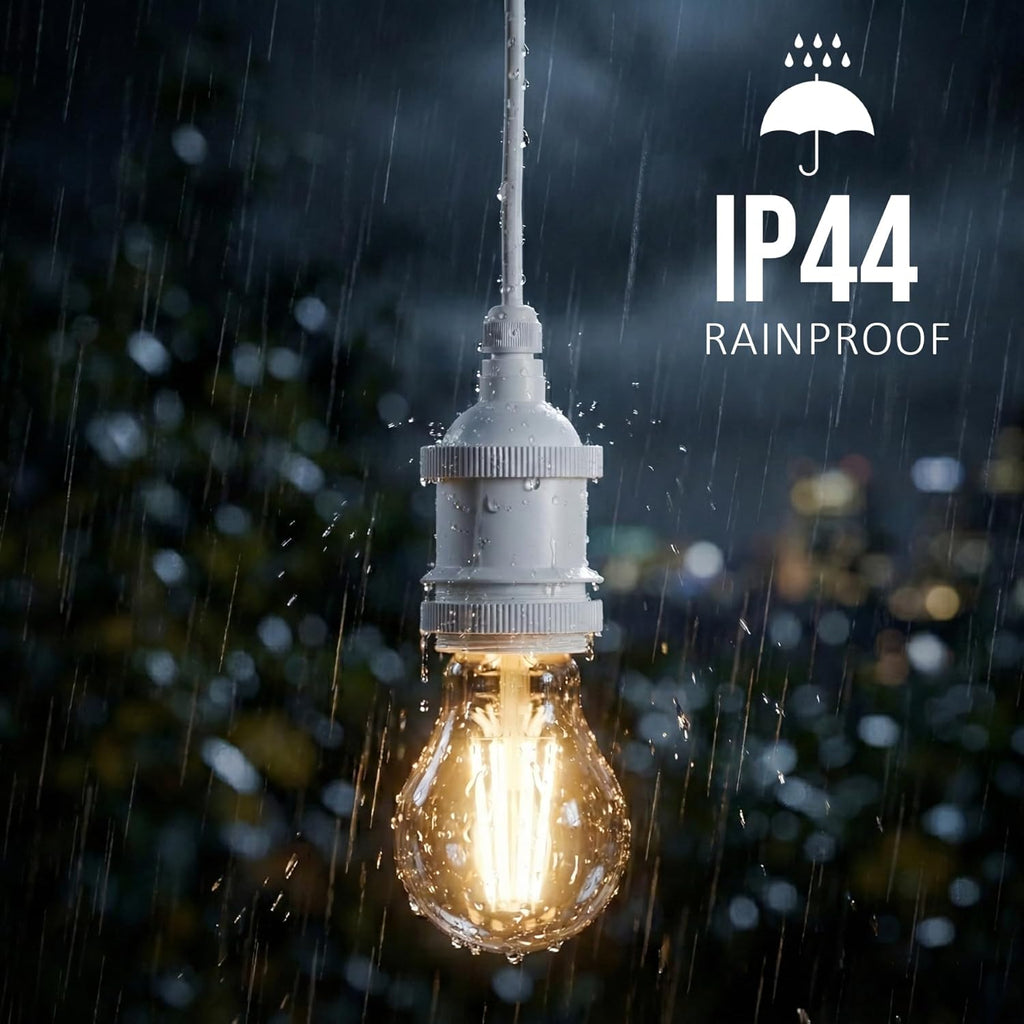 IP44 Rainproof Outdoor E27 Lamp Holder Max 60W ~6560-2
