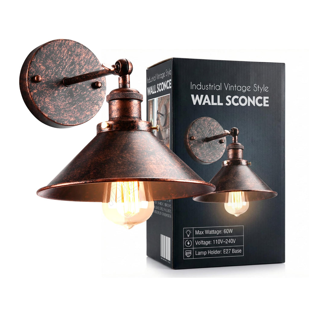 Wall Lights Metal Vintage Adjustable Swivel Living Room ~6784