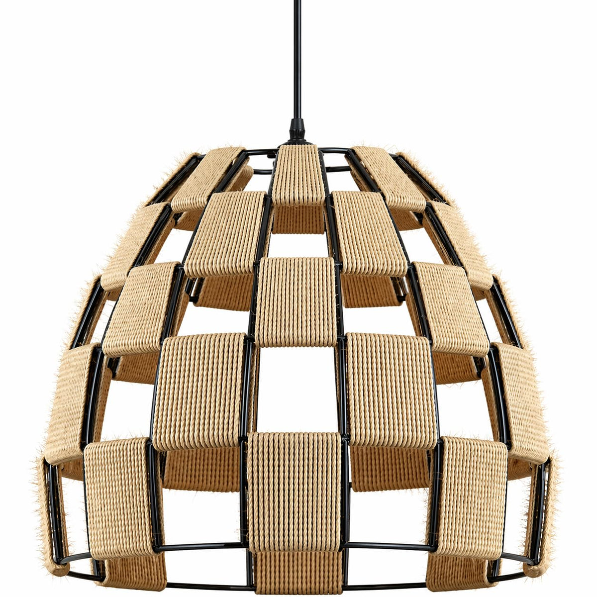 Woven Dome Pendant Shade E27 32.5cm ~6832-0