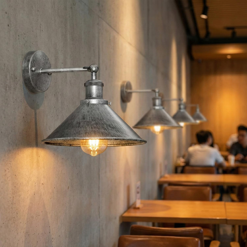 Wall Lights Metal Vintage Adjustable Swivel Living Room ~6784