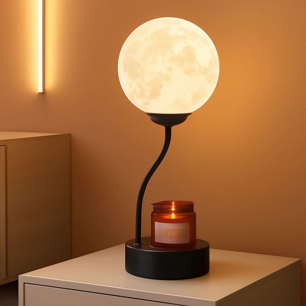 Energy Efficient Candle Warmer Lamp 7 Colors Moonlight-0