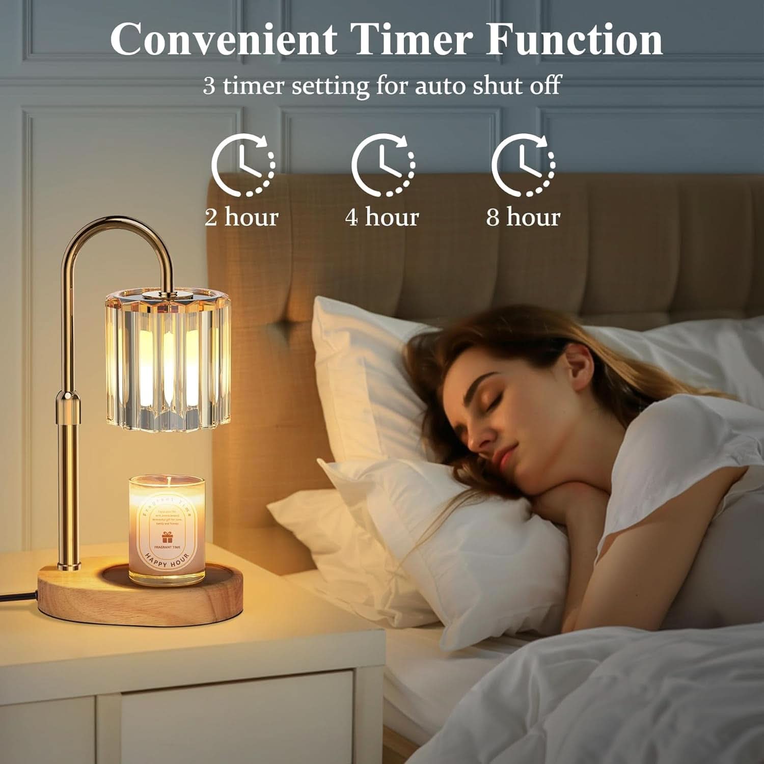 Candle Warmer Lamp With Extended Adjustable Height-1