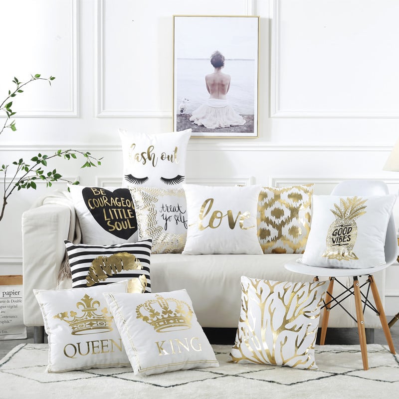 NovaGilding — Super Soft Gilding Cushion Cover