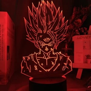 3D Illusion LED Lamp with Sun Wukong Design