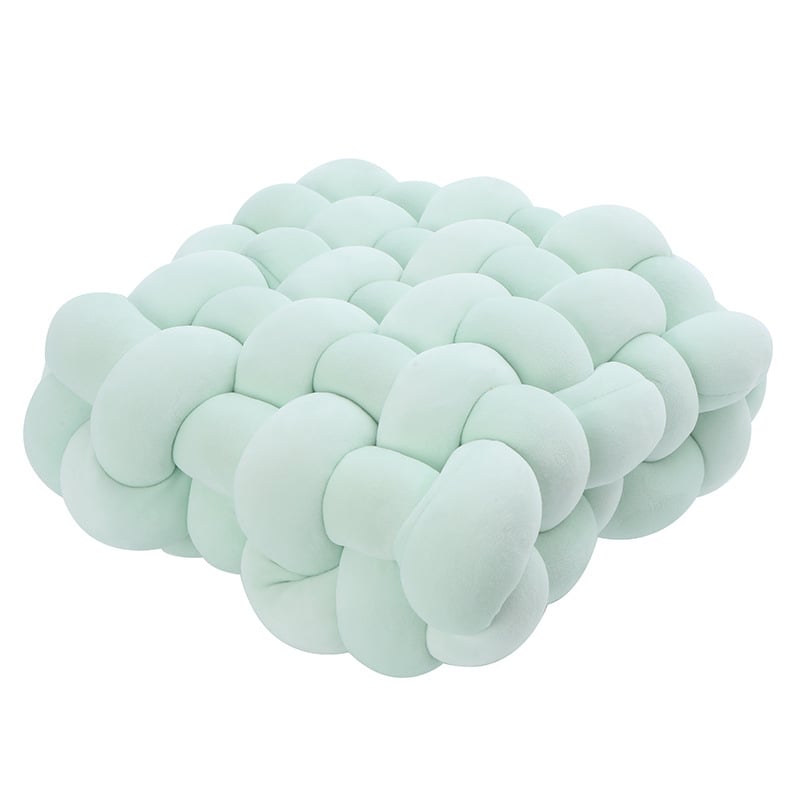 NovaPlush — Woven Square Plush Cushion Cover