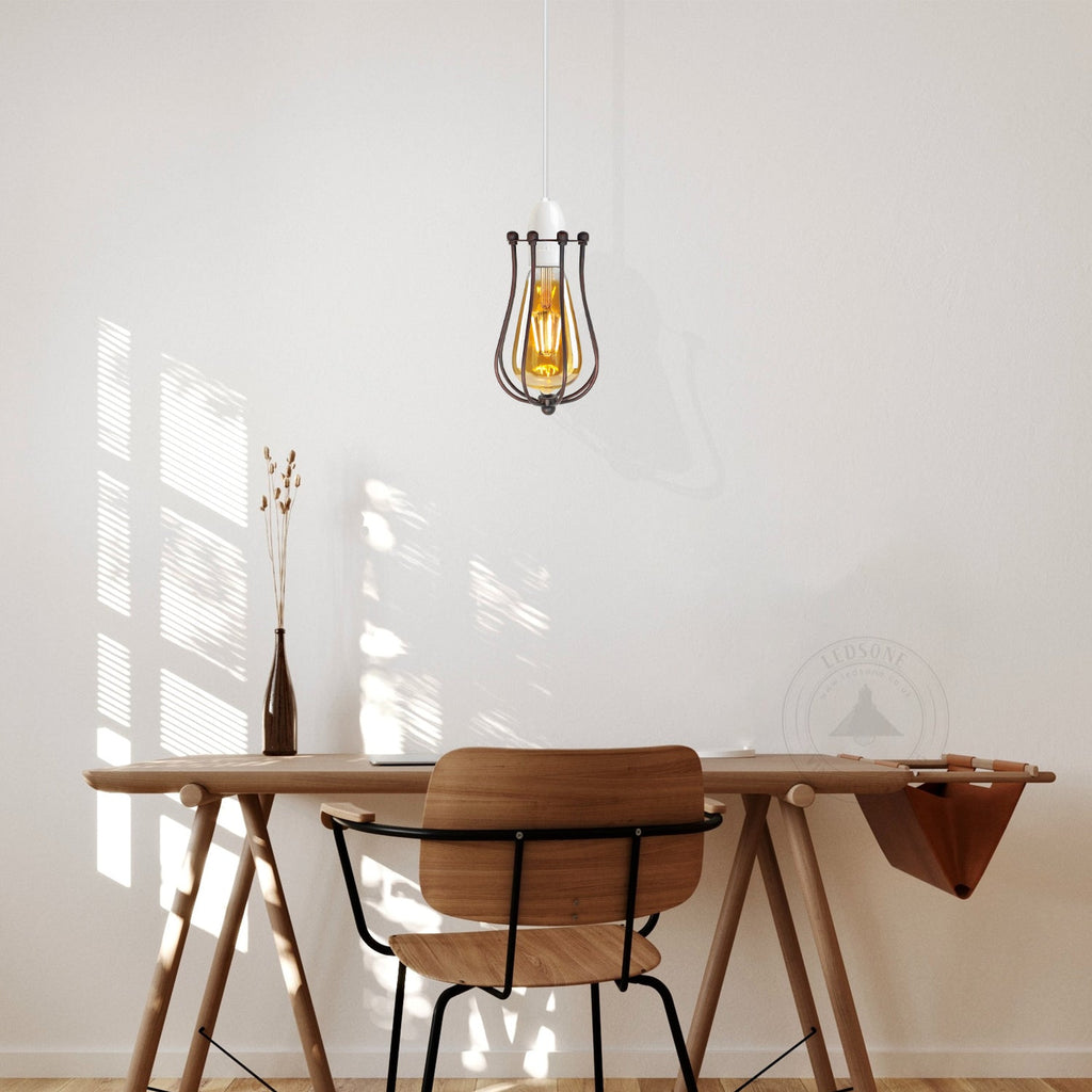 Metal Balloon Cage Shade Wall Easy Fit Hanging light ~2444-2