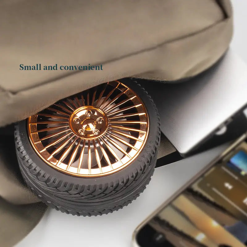 TireFan — Portable USB Tire Desk Fan