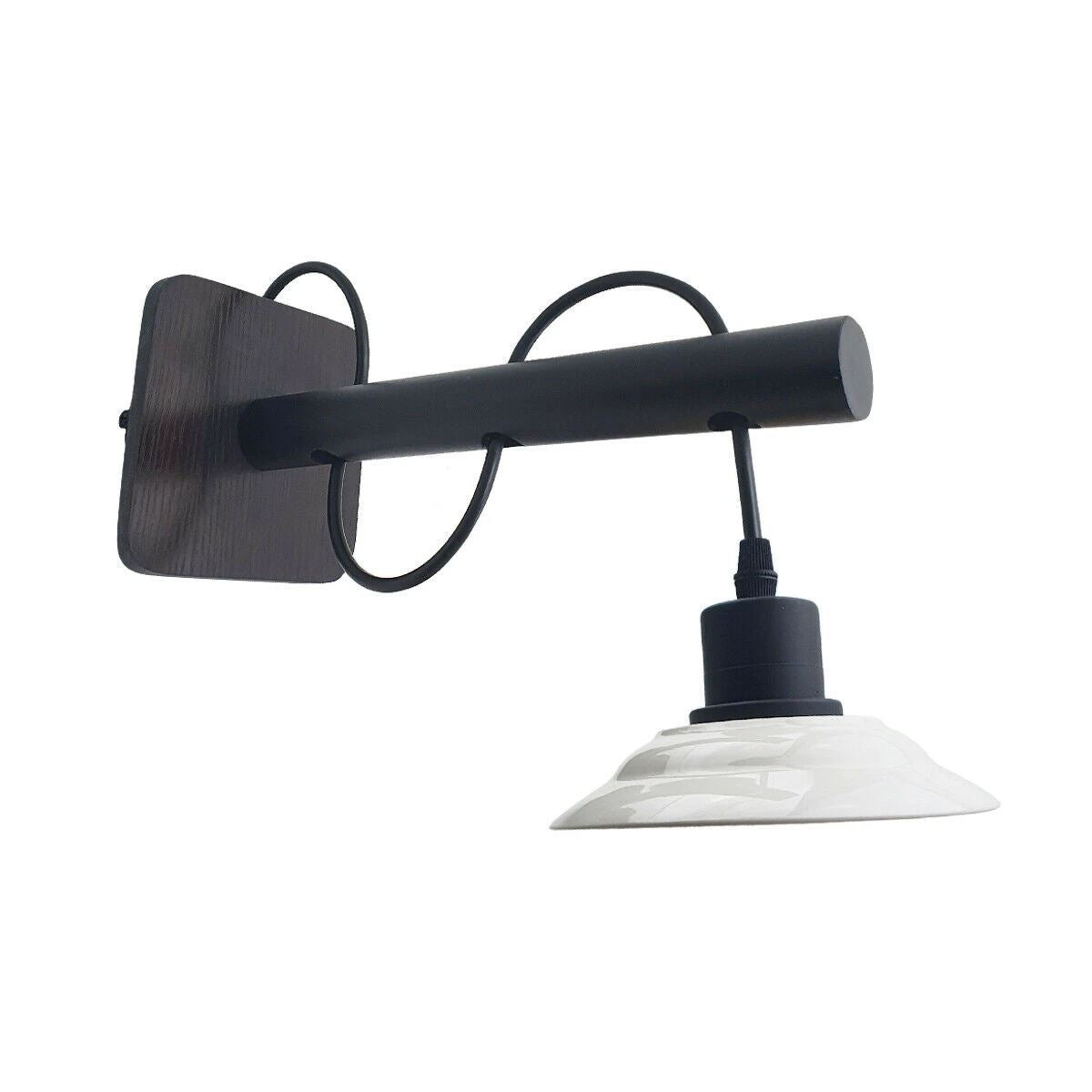 Vintage Modern Indoor White Wall Sconce Wall Light E27 Lamp Fitting Fixture ~6229-6