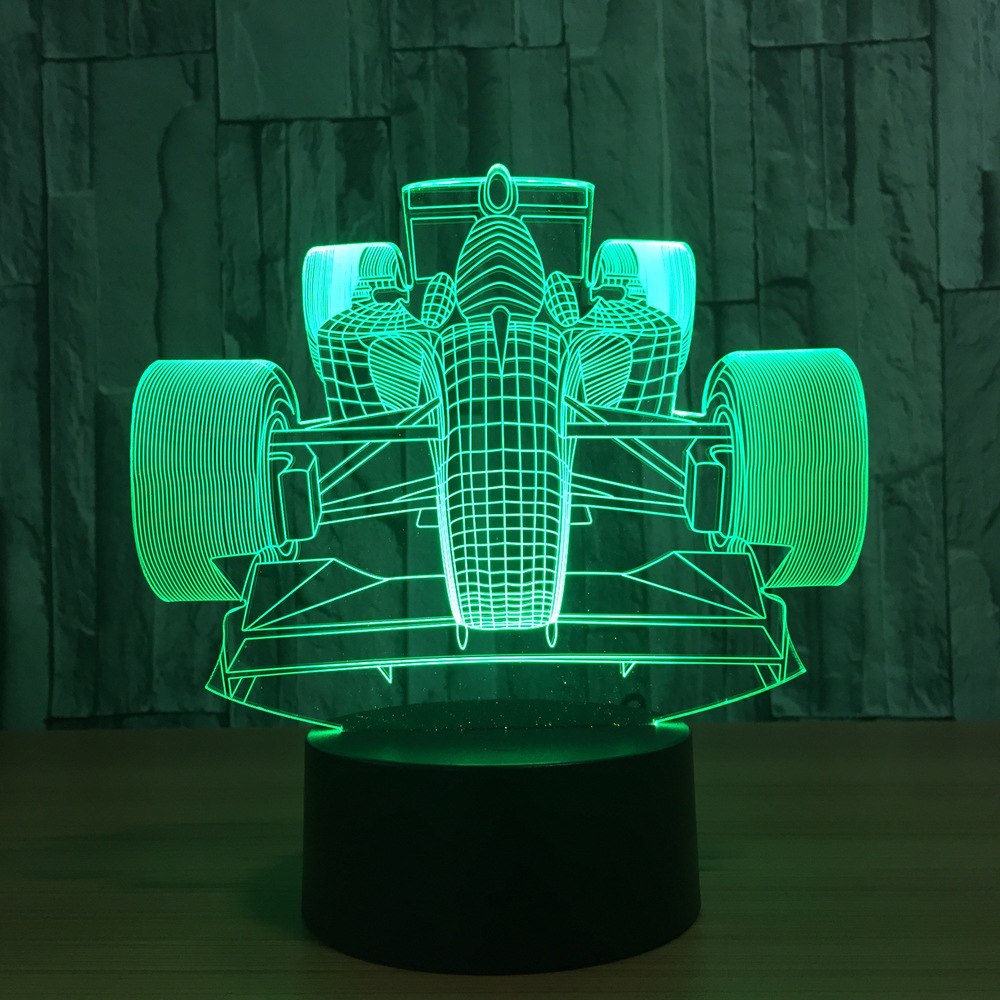 RaceGlow — 3D Racing Car LED Night Light