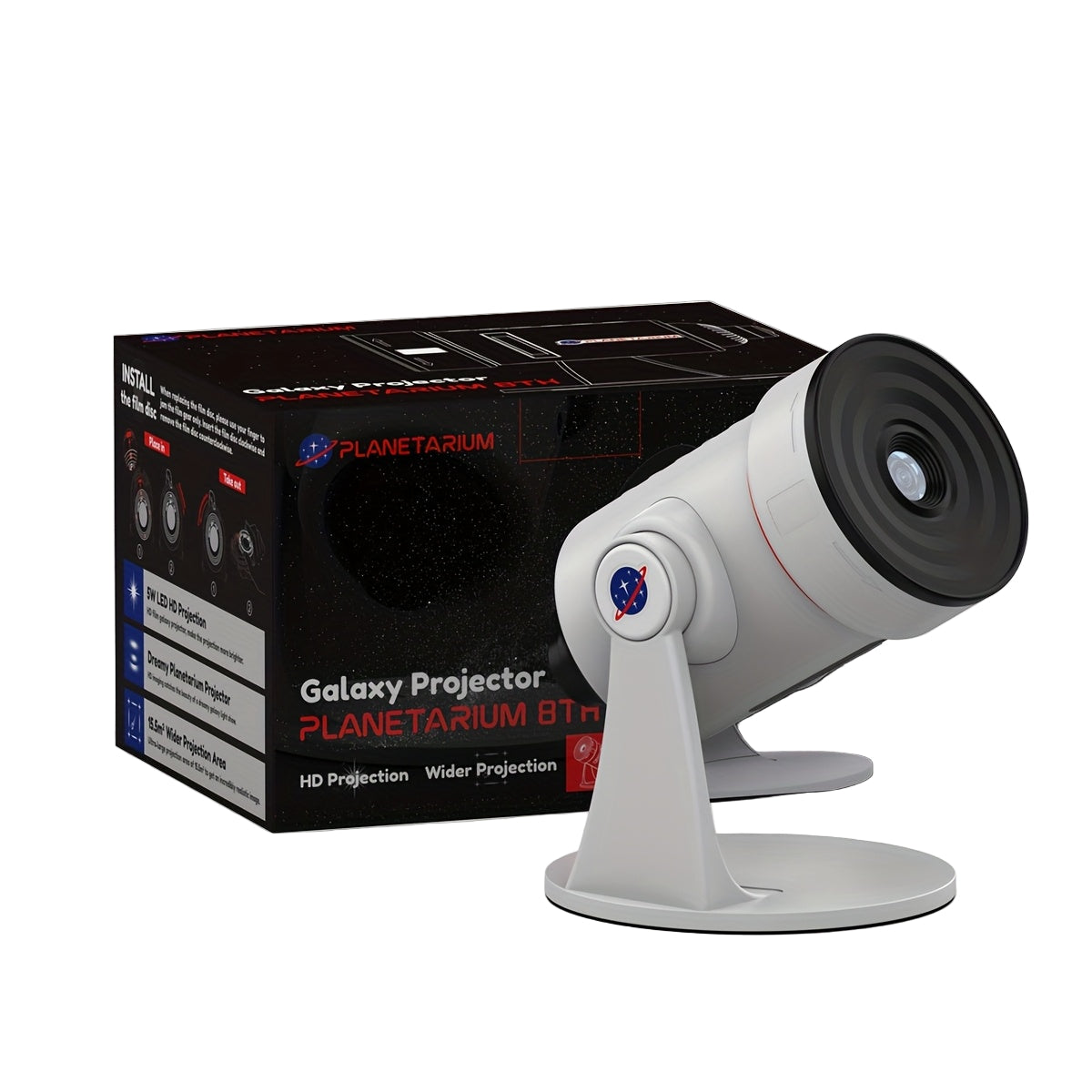 NNETM Planetarium Projector 8th Gen Rotating Galaxy Light-0
