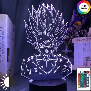 3D Illusion LED Lamp with Sun Wukong Design