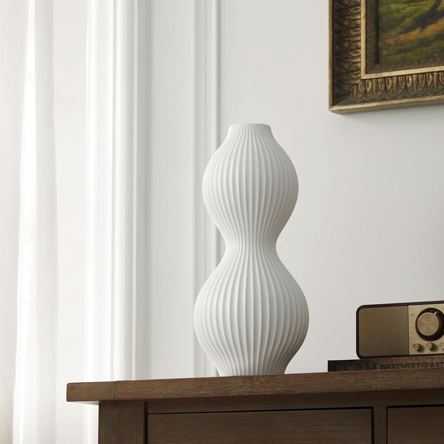 15.8 Inches Dimmable Translucent Ceramic Table Lamp-3