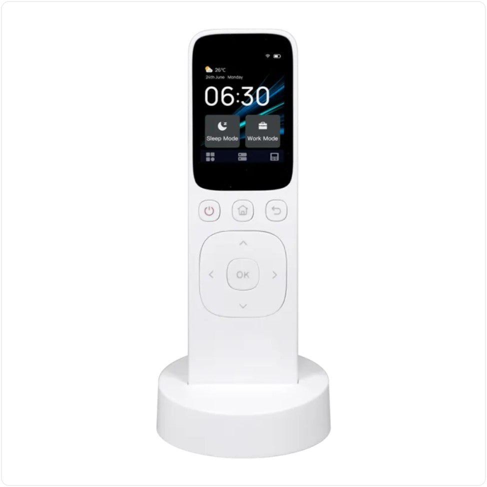 CommandDock — Smart Home Remote with Charging Dock