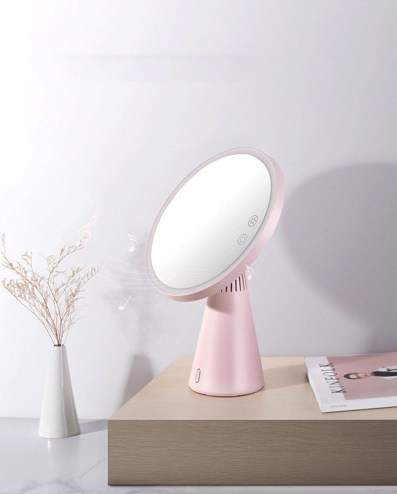 GlowMirror — Smart LED Makeup Mirror with Speaker