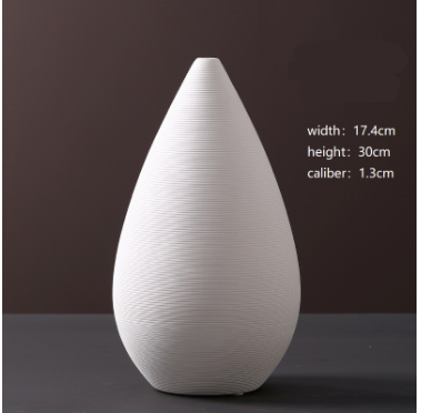 TerraWhiteMinimal — Decorative Vase