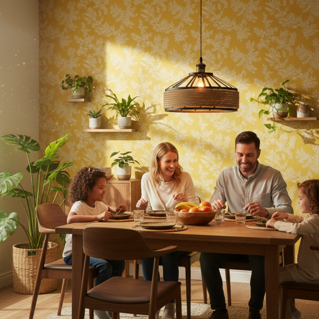 2m Plug in Pendant Light Hemp Rope with Dimmer ~6447-3
