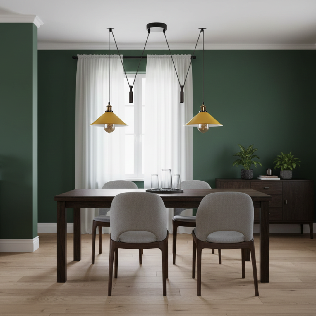 2 Light Spider Pendant Hanging Lamp ~6507