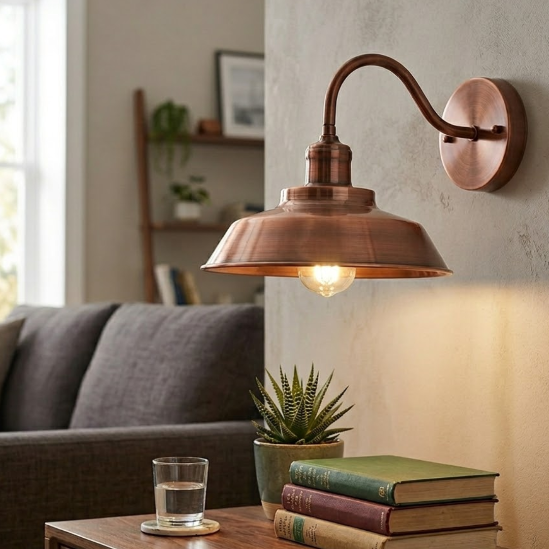 Industrial Wall Lights E27 Gooseneck Metal E27 ~1740-3