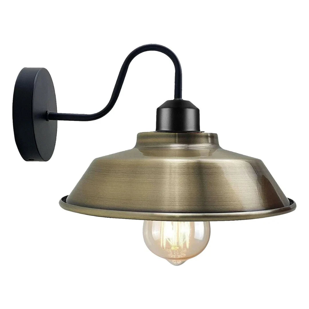 Industrial Gooseneck Indoor Wall Sconce Light ~1186-9