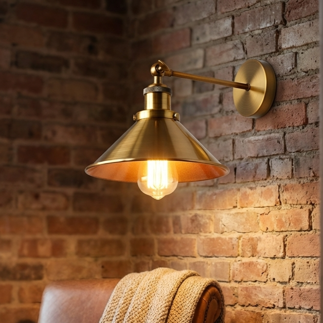 Industrial Wall Lights Fittings Adjustable Wall Lamps for Rooms ~2552-1